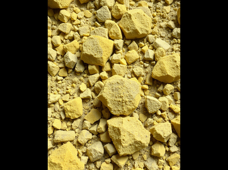 sulphur granules